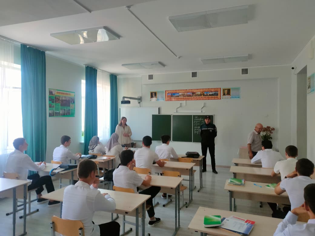 Тренировочная эвакуация с участием работников ПЧ-50 в «Ахтынской СОШ»